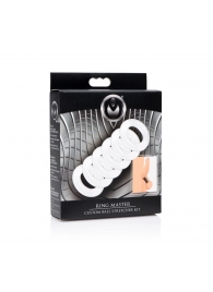 Комплект из 6 прозрачных эрекционных колец Ring Master Custom Ball Stretcher Kit - XR Brands - в Костроме купить с доставкой