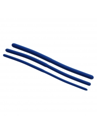 Набор из 3 синих силиконовых уретральных расширителей Invasion Silicone Urethral Sound Trainer Set - XR Brands - купить с доставкой в Костроме