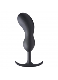 Черный массажер простаты с утяжелителями Premium Silicone Weighted Prostate Plug XL - 20,8 см. - XR Brands - в Костроме купить с доставкой