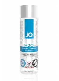 Возбуждающий лубрикант на водной основе JO Personal Lubricant H2O Warming - 120 мл. - System JO - купить с доставкой в Костроме