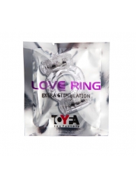 Прозрачное виброкольцо с двумя вибропульками - Toyfa Basic - в Костроме купить с доставкой