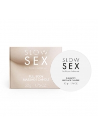 Массажная свеча для всего тела Slow Sex - 50 гр. - Bijoux Indiscrets - купить с доставкой в Костроме