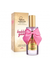 Разогревающее массажное масло Light My Fire Bubble Gum с ароматом бабл-гам - 100 мл. - Bijoux Indiscrets - купить с доставкой в Костроме