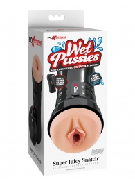 Мастурбатор-вагина в колбе Super Juicy Snatch - Pipedream - в Костроме купить с доставкой