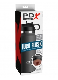 Смуглый мастурбатор-вагина в корпусе-бутылке F*ck Flask - Pipedream - в Костроме купить с доставкой