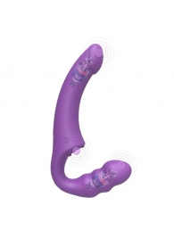 Фиолетовый безремневой страпон Straples Strap-On Dildo - Erokay - купить с доставкой в Костроме