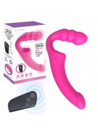 Розовый безремневой страпон Straples Strap-On Dildo - Erokay - купить с доставкой в Костроме