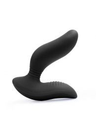 Черный вибромассажер простаты 3,5’’ Curve P-spot Massager - 12 см. - Erokay - в Костроме купить с доставкой