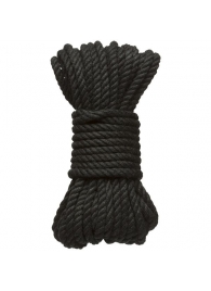 Черная верёвка для связывания и фиксации Bind Tie - 9,14 м. - Doc Johnson - купить с доставкой в Костроме