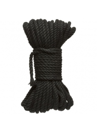Черная верёвка для связывания и фиксации Bind Tie - 15,24 м. - Doc Johnson - купить с доставкой в Костроме