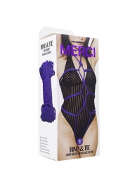Фиолетовая верёвка для связывания и фиксации Bind Tie - 15,24 м. - Doc Johnson - купить с доставкой в Костроме