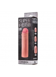 Фаллоудлинитель SUPER HERO Casanova - 18 см. - Lola Games - в Костроме купить с доставкой