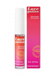 Возбуждающий блеск для губ Love Potion - 8 мл. - Love to Love - купить с доставкой в Костроме