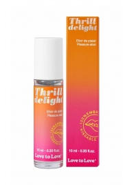 Возбуждающий гель Thrill Delight - 10 мл. - Love to Love - купить с доставкой в Костроме
