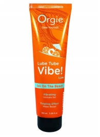 Гель с эффектом вибрации Lube Tube Vibe Low Sex On The Beach - 100 мл. - ORGIE - купить с доставкой в Костроме
