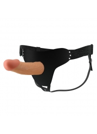 Телесный полый мужской страпон Stark - 17,5 см. - Baile - купить с доставкой в Костроме