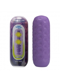 Фиолетовый мастурбатор Venus-X Twin balls - Baile - в Костроме купить с доставкой
