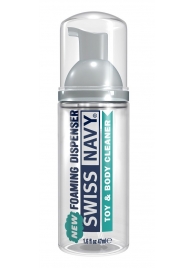 Очищающая пенка для игрушек и тела Toy   Body Cleaner Foamer - 47 мл. - Swiss navy - купить с доставкой в Костроме