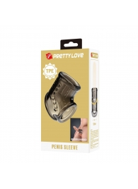 Дымчатая насадка на пенис и мошонку - Baile - в Костроме купить с доставкой