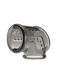 Дымчатая насадка на пенис и мошонку - Baile - в Костроме купить с доставкой