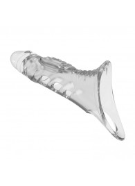 Прозрачная насадка на пенис - 22 см. - Baile - в Костроме купить с доставкой