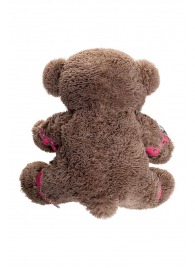 Бондажный набор: бурый мишка с розовыми оковами и наручниками - Pecado - купить с доставкой в Костроме