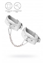 Белые мини-оковы со скруглёнными углами - Pecado - купить с доставкой в Костроме