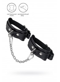 Черные мини-оковы со скруглёнными углами - Pecado - купить с доставкой в Костроме