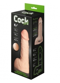Телесный фаллоудлинитель с мошонкой Cock Next - 17 см. - LOVETOY (А-Полимер) - в Костроме купить с доставкой