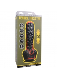 Черно-красная мини-машина на присоске Tendril Thruster - 21,6 см. - Doc Johnson - купить с доставкой в Костроме