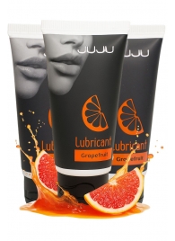 Набор из 3 съедобных лубрикантов JUJU со вкусом грейпфрута - JuJu - купить с доставкой в Костроме