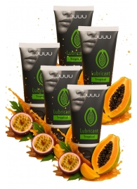 Набор из 5 съедобных лубрикантов JUJU со вкусом тропических фруктов - JuJu - купить с доставкой в Костроме