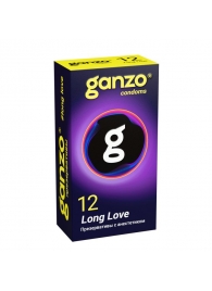 Презервативы с анестетиком для продления удовольствия Ganzo Long Love - 12 шт. - Ganzo - купить с доставкой в Костроме