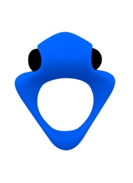 Синее эрекционное кольцо Wooomy Tribeс с вибрацией - Adrien Lastic - в Костроме купить с доставкой