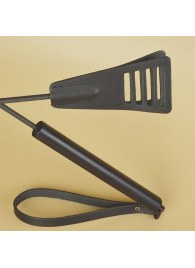 Черный кожаный стек «Сириус» - 60 см. - Sitabella - купить с доставкой в Костроме