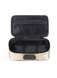 Золотистая сумочка для хранения игрушек Discreet Box - Dorcel - купить с доставкой в Костроме