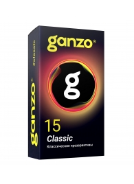 Классические презервативы с обильной смазкой Ganzo Classic - 15 шт. - Ganzo - купить с доставкой в Костроме