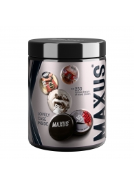 Черные утолщенные презервативы MAXUS Extra Strong с железным кейсом - 15 шт. - Maxus - купить с доставкой в Костроме