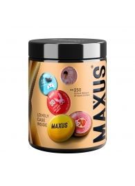 Точечные презервативы MAXUS 2000 Amazing Dots с железным кейсом - 15 шт. - Maxus - купить с доставкой в Костроме