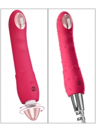 Малиновая насадка на душ с вибрацией Showers to orgasm - 20,1 см. - Orion - купить с доставкой в Костроме