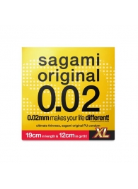 Презерватив увеличенного размера Sagami Original 0.02 XL-size - 1 шт. - Sagami - купить с доставкой в Костроме