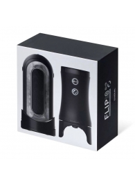 Набор Tenga Flip Zero Electronic Vibrotation: мастурбатор с вибрацией и устройство вращения - Tenga - в Костроме купить с доставкой