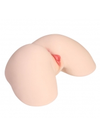 Мастурбатор-полуторс с двойным слоем материала и вибрацией Jenny Onahole Real Hips - KOKOS - в Костроме купить с доставкой