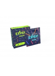 Светящиеся в темноте презервативы Expert Neon - 3 шт. - Expert - купить с доставкой в Костроме