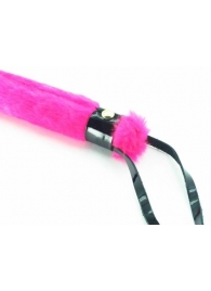 Нежная плеть с розовым мехом BDSM Light - 43 см. - БДСМ Арсенал - купить с доставкой в Костроме
