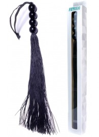 Черная силиконовая плеть - 37 см. - Boys of Toys - купить с доставкой в Костроме