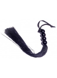 Черная силиконовая плеть - 37 см. - Boys of Toys - купить с доставкой в Костроме