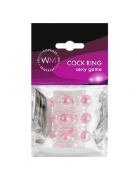 Прозрачная сквозная насадка на пенис с цветными шариками - Erowoman-Eroman - в Костроме купить с доставкой