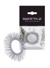 Круглое эрекционное кольцо с «ресничками» - Sextaz - в Костроме купить с доставкой