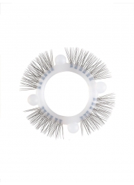 Эластичное кольцо с «ресничками» и 4 шариками - Sextaz - в Костроме купить с доставкой